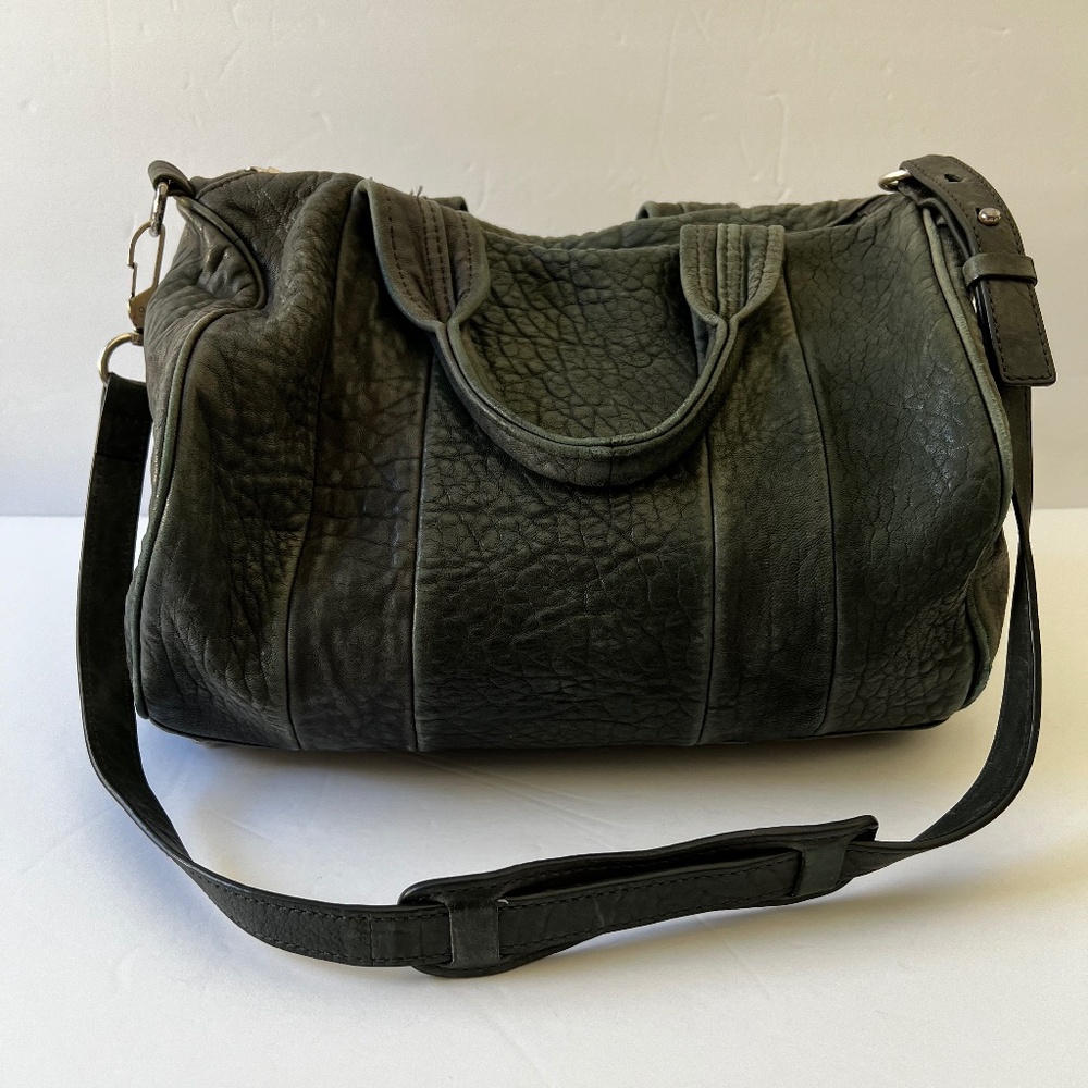 Alexander Wang Green Leather Rocco Bag